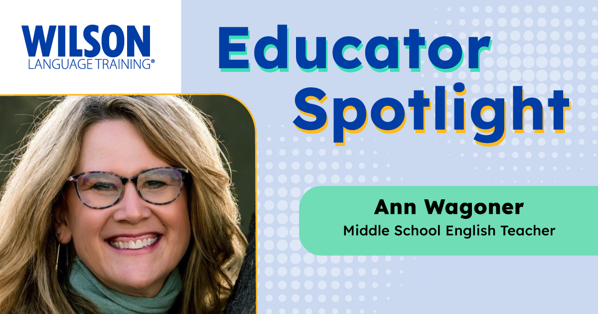 Educator Spotlight: Ann Wagoner, Middle School English Teacher