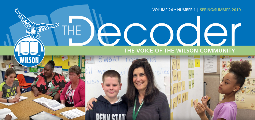 The Decoder Spring/Summer 2019 cover features students and teachers.